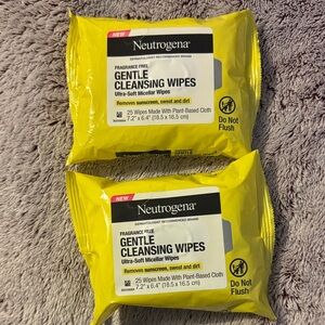 Neutrogena Gentle Cleansing Wipes – Bright Yellow Packs